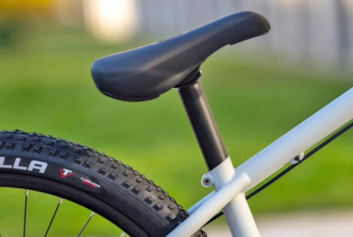 Bicicleta dirt 26" ROCK MACHINE Riff 70s, cadru otel 12", frane hidraulice, single speed, gri [18]