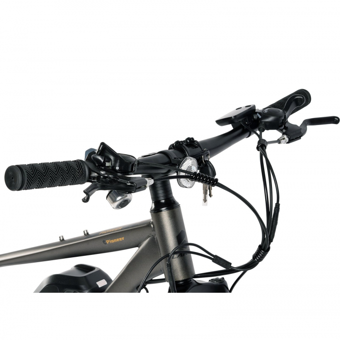 Bicicleta electrica 27.5" MTB-HT CARPAT Pioneer C27517E, cadru aluminiu, jante magneziu, manete index, frane disc, 21 viteze [6]