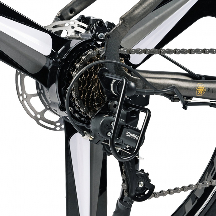 Bicicleta electrica 27.5" MTB-HT CARPAT Pioneer C27517E, cadru aluminiu, jante magneziu, manete index, frane disc, 21 viteze [10]