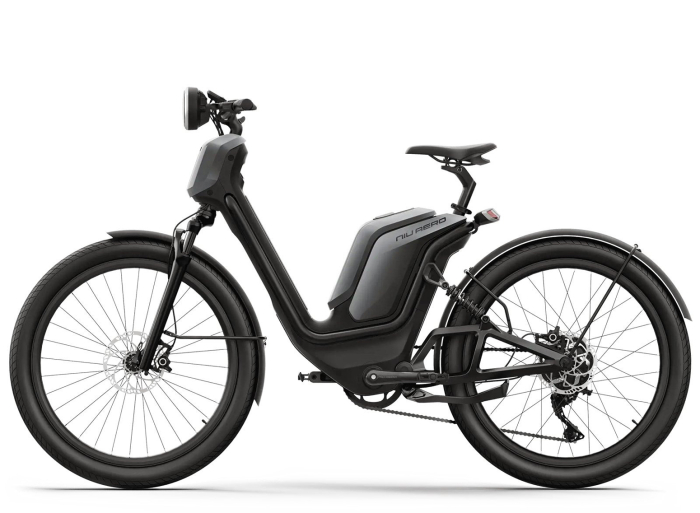 Bicicleta electrica 27.5" NIU Aero 27800, cadru aluminiu 18", manete secventiale, frane hidraulice, 8 viteze, negru [3]