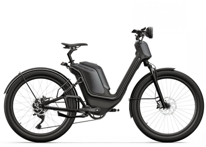 Bicicleta electrica 27.5" NIU Aero 27800, cadru aluminiu 18", manete secventiale, frane hidraulice, 8 viteze, negru [3]