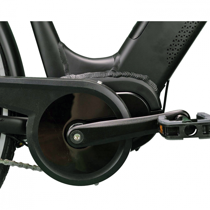 Bicicleta electrica City 28" DEVRON 28426AC, cadru aluminiu 21", frane hidraulice, 7 viteze, negru [5]