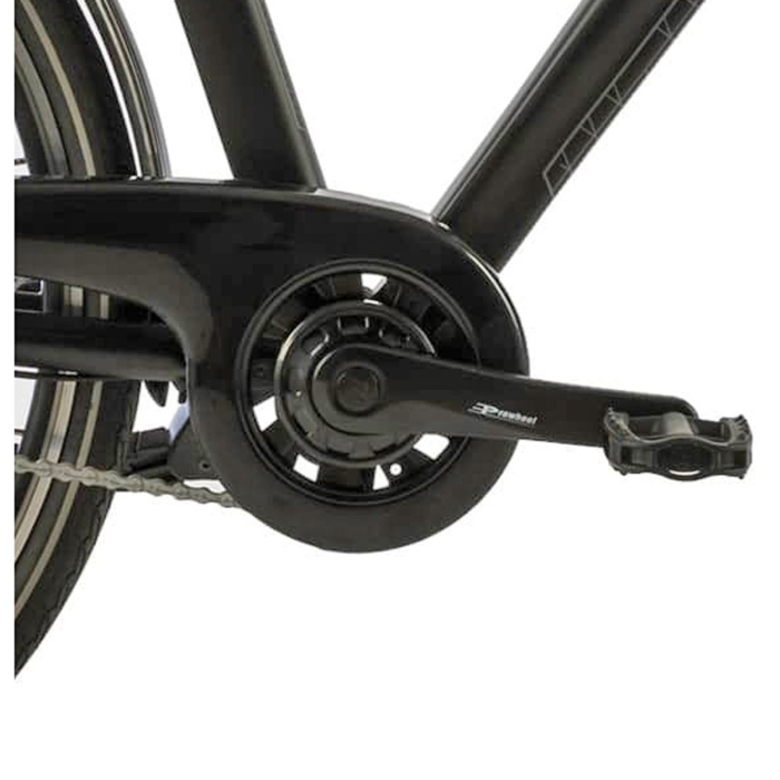 Bicicleta electrica City 28" CORWIN 28321, cadru aluminiu 21", frane V-Brake, 7 viteze, negru mat [4]