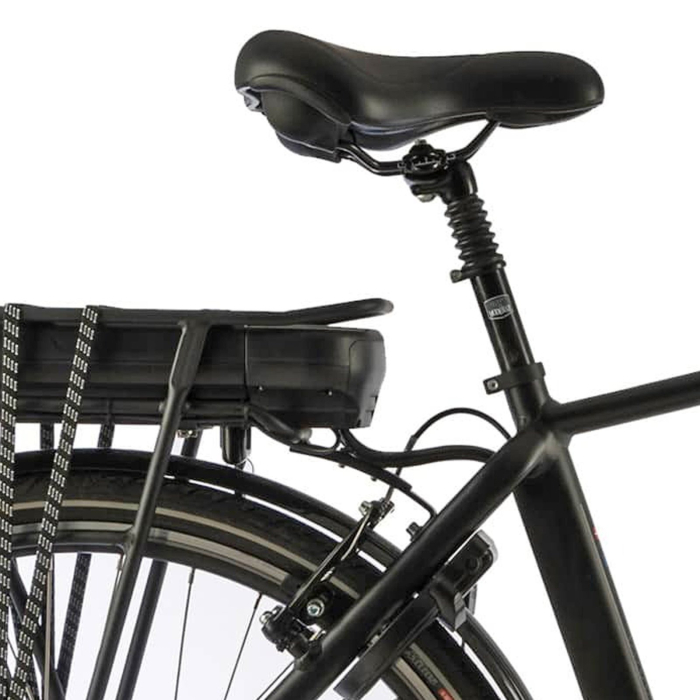 Bicicleta electrica City 28" CORWIN 28321, cadru aluminiu 21", frane V-Brake, 7 viteze, negru mat [9]