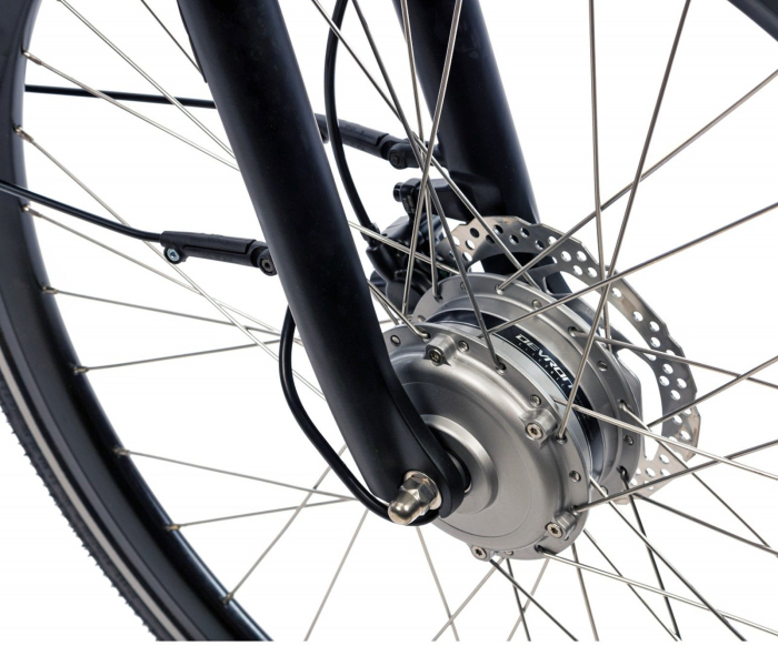 Bicicleta electrica City 28" CORWIN 28327, cadru aluminiu, frane hidraulice, 7 viteze [2]