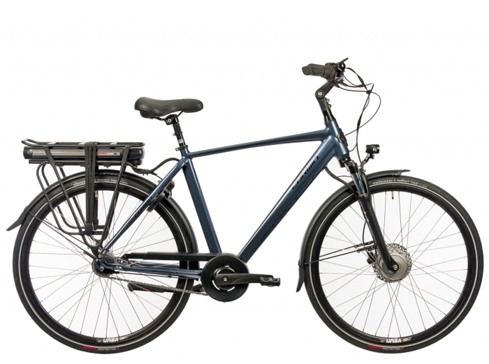 Bicicleta electrica City 28" CORWIN 28327, cadru aluminiu, frane hidraulice, 7 viteze [1]