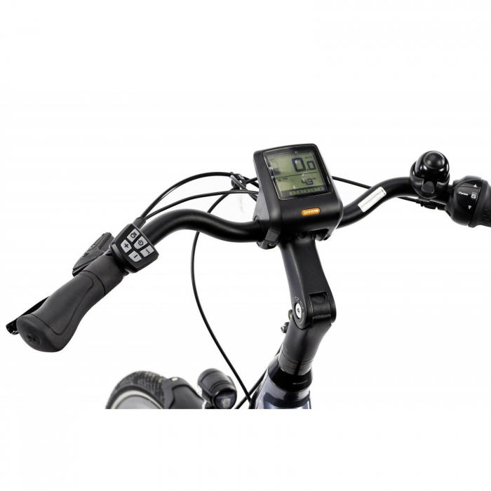 Bicicleta electrica City 28" CORWIN 28426, cadru aluminiu, manete revoshift, frane hidraulice, 7 viteze [3]