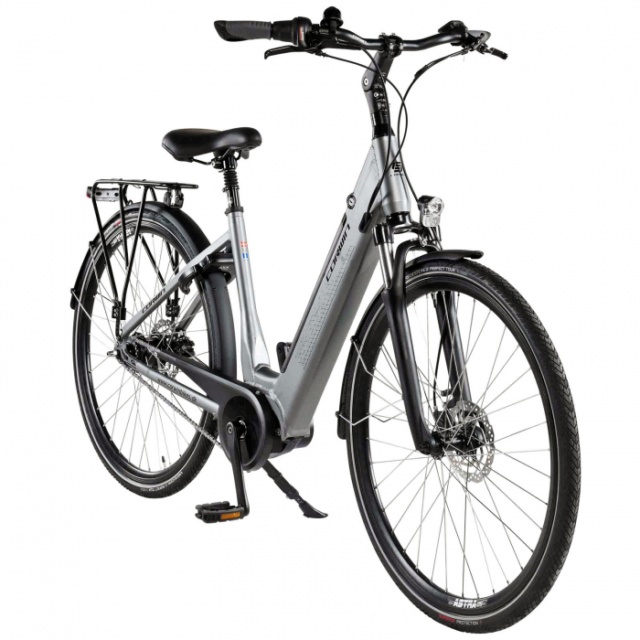 Bicicleta electrica City 28" CORWIN Elite 600+, cadru aluminiu, manete revoshift, frane hidraulice, 7 viteze [2]