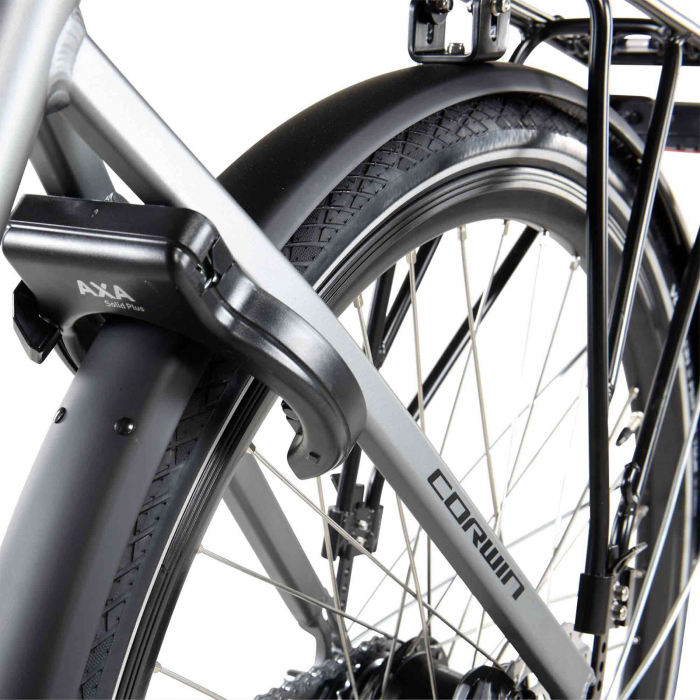 Bicicleta electrica City 28" CORWIN Elite 600+, cadru aluminiu, manete revoshift, frane hidraulice, 7 viteze [13]