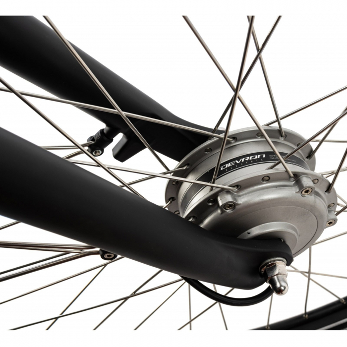 Bicicleta electrica City 28" DEVRON 28122, cadru aluminiu, frane V-Brake/torpedo, 7 viteze [2]