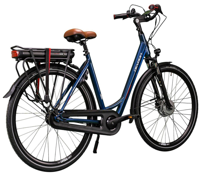 Bicicleta electrica City 28" DEVRON 28126, cadru aluminiu, frane hidraulice/torpedo, 8 viteze [3]