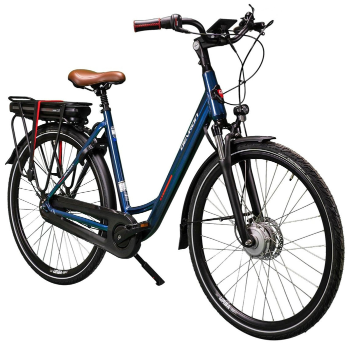 Bicicleta electrica City 28" DEVRON 28126, cadru aluminiu, frane hidraulice/torpedo, 8 viteze [1]