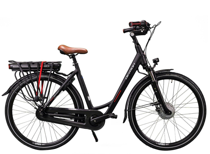 Bicicleta electrica City 28" DEVRON 28126, cadru aluminiu, frane hidraulice/torpedo, 8 viteze [2]