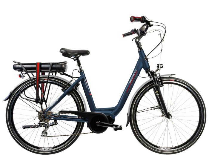 Bicicleta electrica City 28" DEVRON 28414, cadru aluminiu, frane V-Brake, 7 viteze [1]