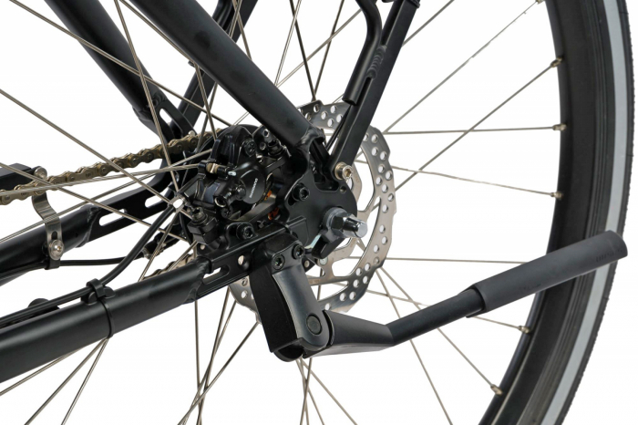 Bicicleta electrica city 20" DEVRON 28427, cadru aluminiu, manete RevoShift, frane hidraulice, 8 viteze, negru [6]