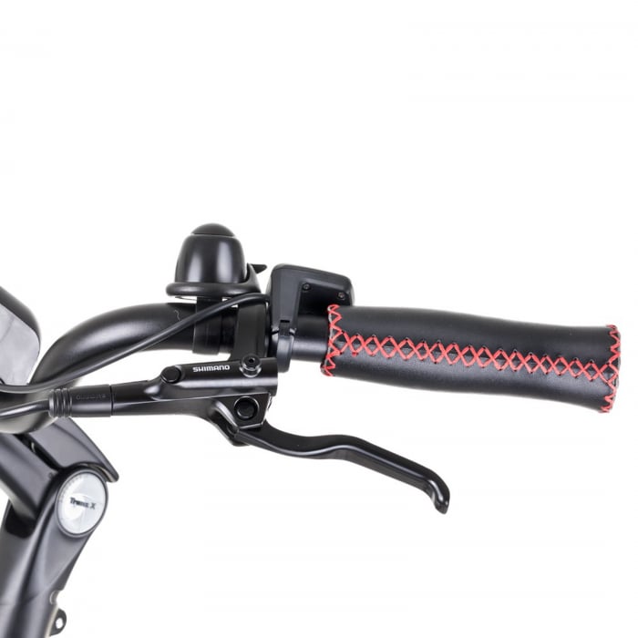 Bicicleta electrica oras 28" DEVRON 28427, cadru aluminiu 19.5", manete RevoShift, frane hidraulice, 9 viteze, negru [11]