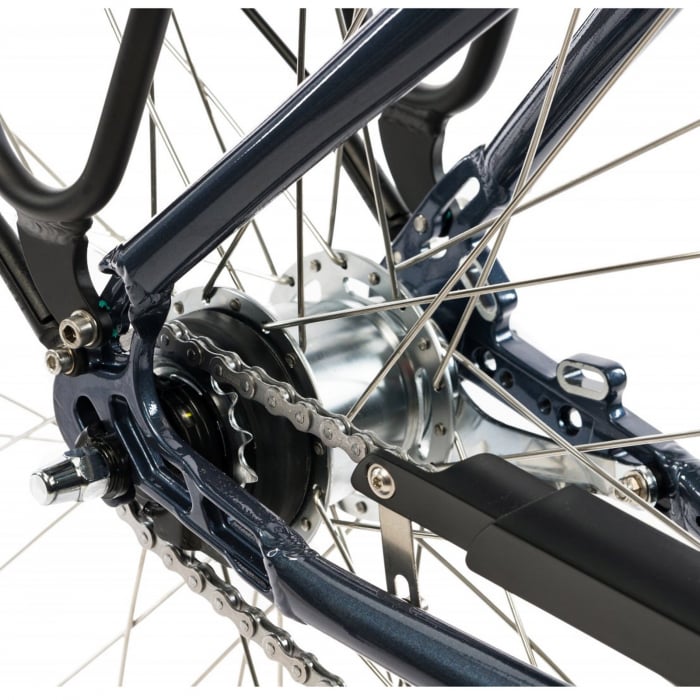 Bicicleta electrica City 26" CORWIN 26326, cadru aluminiu 18", frane hidraulice, 7 viteze, gri [6]