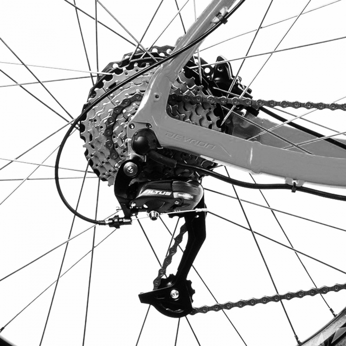 Bicicleta electrica MTB-HT 27.5" DEVRON W1.7, cadru aluminiu, manete secventiale, frane hidraulice, 18 viteze [7]