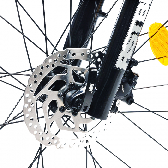 Bicicleta electrica MTB-HT 29" DEVRON Vulcan, cadru aluminiu 19.5", manete secventiale, frane hidraulice, 8 viteze, gri [7]