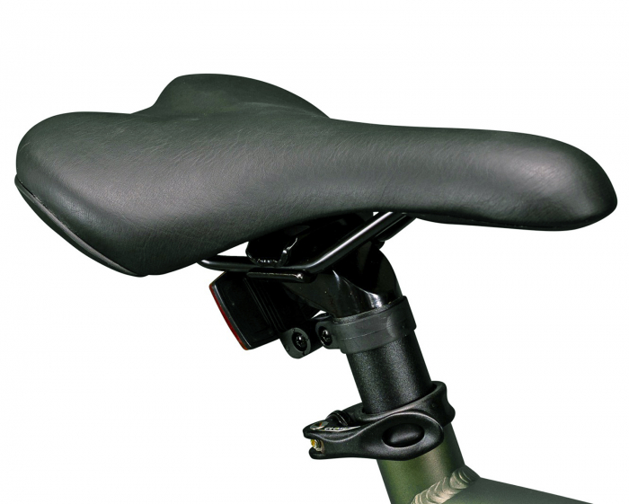 Bicicleta electrica Fixie DEVRON 28165, cadru aluminiu 21", frane hidraulice, single speed, gri [9]