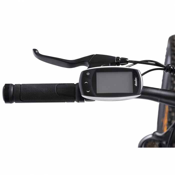 Bicicleta electrica MTB-HT 27.5" SCOOTY EM-500 PRO, cadru aluminiu 18", frane disc, 8 viteze, negru/albastru [6]