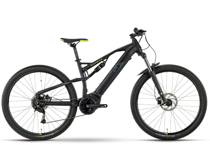 Bicicleta electrica MTB-FS 29" RAYMON FullRay 130E 4.0, cadru aluminiu, manete secventiale, frane hidraulice, 9 viteze, negru [2]