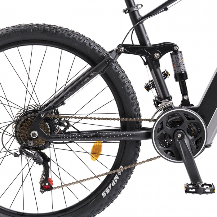 Bicicleta electrica MTB-FS 27.5" CARPAT C275M17E, cadru aluminiu 17", manete index, frane disc, 21 viteze [8]