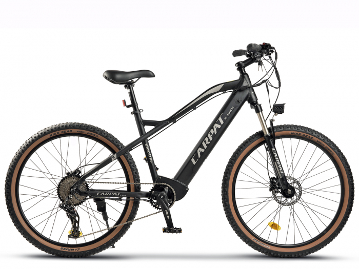 Bicicleta electrica MTB-HT 27.5" CARPAT Electric C275H7E, cadru aluminiu, manete secventiale, frane hidraulice, 11 viteze [2]