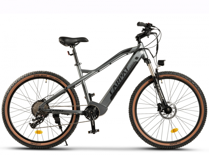 Bicicleta electrica MTB-HT 27.5" CARPAT Electric C275H7E, cadru aluminiu, manete secventiale, frane hidraulice, 11 viteze [2]