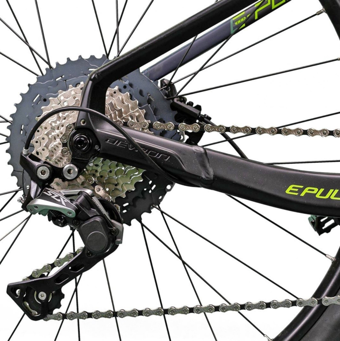 Bicicleta electrica MTB-HT 27.5" DEVRON Zerga E-7000, cadru aluminiu, manete secventiale, frane hidraulice, 11 viteze [5]