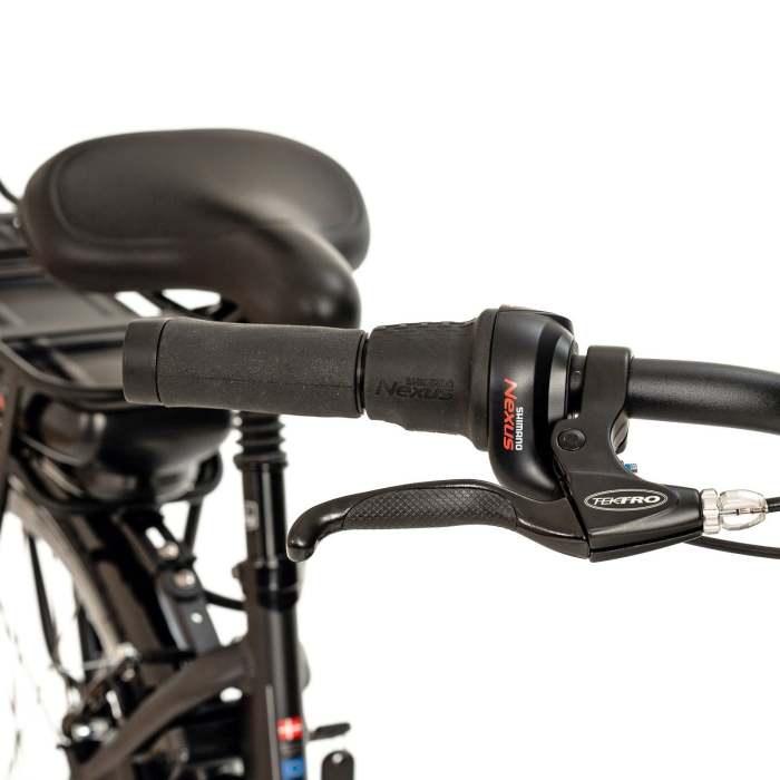 Bicicleta electrica oras 28" CORWIN 28324, cadru aluminiu, manete revoshift, frane V-Brake, 7 viteze [7]