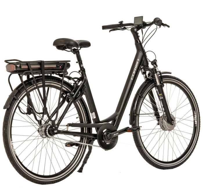 Bicicleta electrica oras 28" CORWIN 28324, cadru aluminiu, manete revoshift, frane V-Brake, 7 viteze [3]