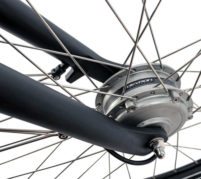 Bicicleta electrica oras 28" CORWIN 28324, cadru aluminiu, manete revoshift, frane V-Brake, 7 viteze [3]