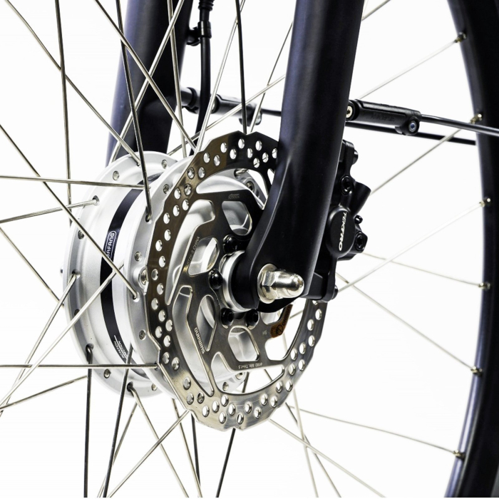 Bicicleta electrica City 28" DEVRON 28426, cadru aluminiu, frane hidraulice, 8 viteze [2]