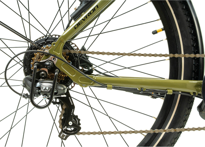 Bicicleta electrica oras 28" DEVRON 28426RM, cadru aluminiu, manete RevoShift, frane hidraulice, 7 viteze [9]