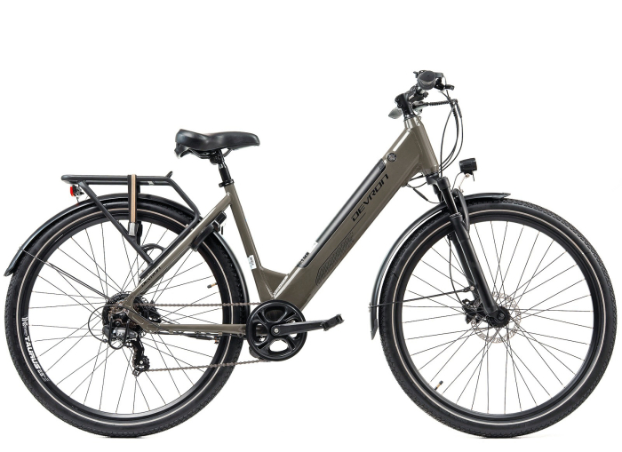 Bicicleta electrica oras 28" DEVRON 28426RM, cadru aluminiu, manete RevoShift, frane hidraulice, 7 viteze [2]