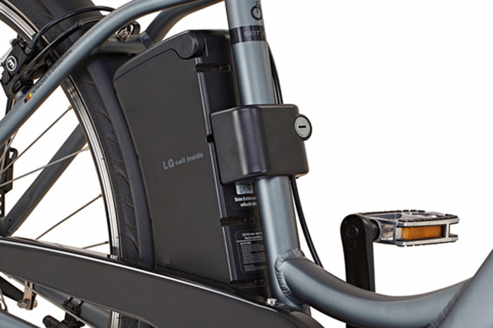 Bicicleta electrica oras 28" PROPHETE Geniesser Elektro-Fahrad, cadru aluminiu 18",  frane V-Brake hidraulice, 7 viteze, gri [5]