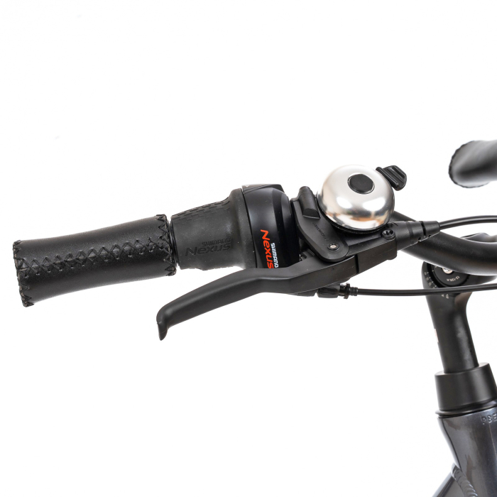 Bicicleta electrica oras 28" PROPHETE 990 Geniesser Elektro-Fahrad, cadru aluminiu 18",  frane V-Brake hidraulice, 7 viteze, gri [8]