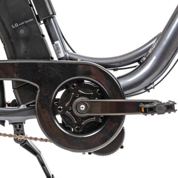 Bicicleta electrica oras 28" PROPHETE 990 Geniesser Elektro-Fahrad, cadru aluminiu 18",  frane V-Brake hidraulice, 7 viteze, gri [9]