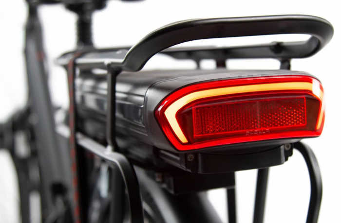 Bicicleta electrica oras 28" STELLA Vincenza 28124, cadru aluminiu 20", manete RevoShift, frane disc/torpedo, 8 viteze, negru [9]