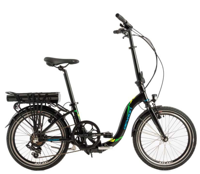 Bicicleta electrica pliabila 20" DEVRON 20122, cadru aluminiu, manete secventiale, frane V-Brake, 7 viteze [1]