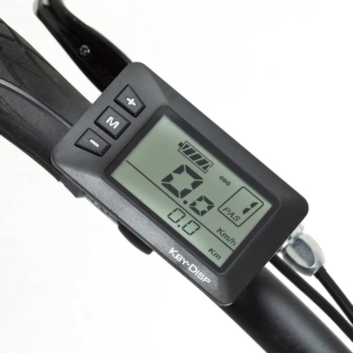 Bicicleta electrica pliabila 20" DEVRON 20122, cadru aluminiu, manete secventiale, frane V-Brake, 7 viteze [5]