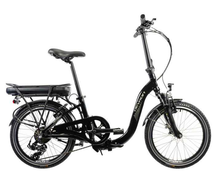 Bicicleta electrica pliabila 20" DEVRON 20122, cadru aluminiu, manete secventiale, frane V-Brake, 7 viteze [1]