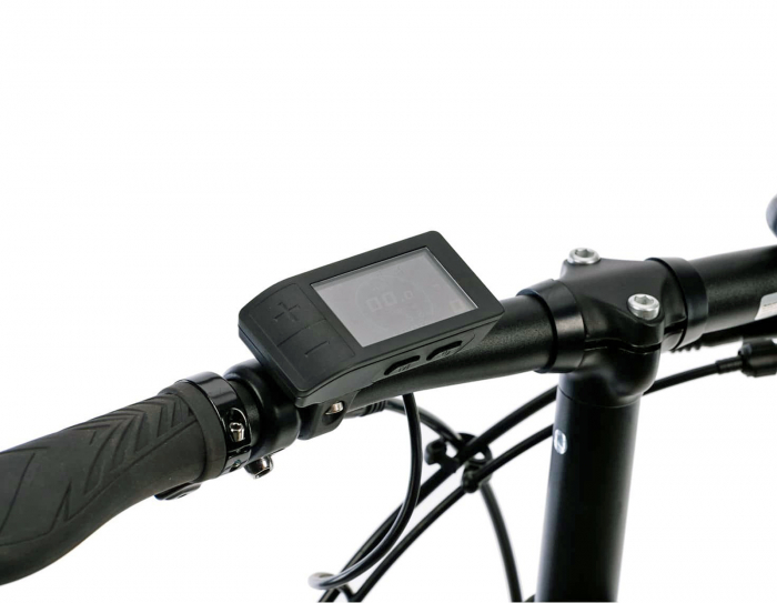 Bicicleta electrica pliabila 20" DEVRON 20126, cadru aluminiu, manete secventiale, frane hidraulice, 7 viteze [4]