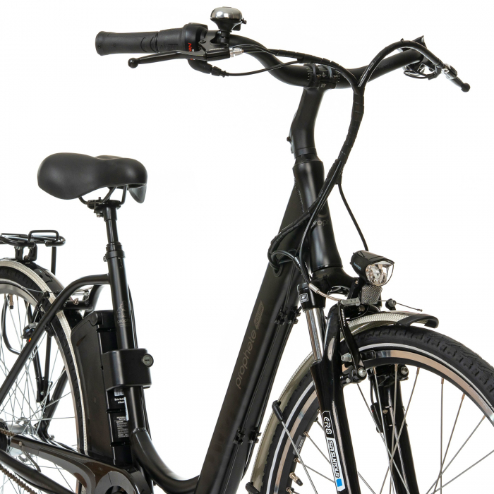 Bicicleta electrica oras 28" PROPHETE Geniesser Elektro-Fahrad 54889, cadru aluminiu 19",  frane V-Brake hidraulice, 7 viteze, negru [4]