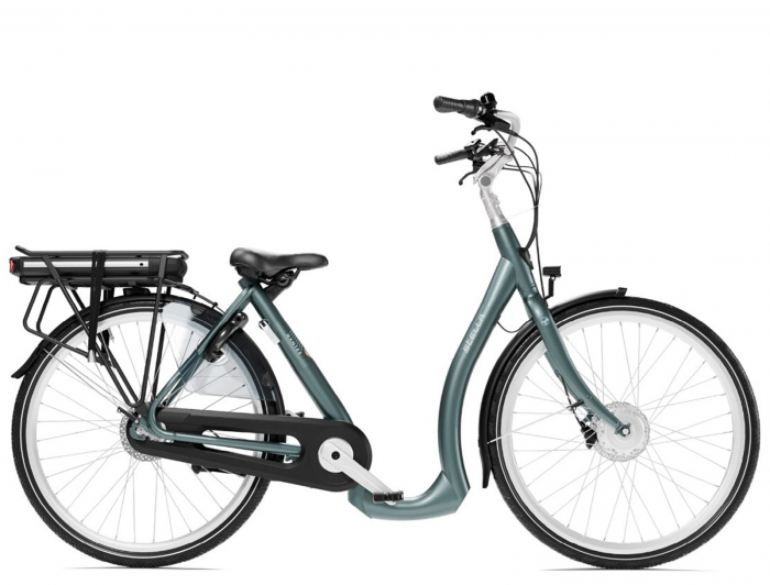 Bicicleta electrica oras STELLA Nantes FDST ISP RTE 2.1, cadru aluminiu 18", manete RevoShift, frane hidraulice, 7 viteze, gri [2]