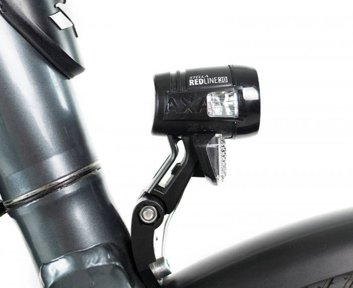 Bicicleta electrica oras STELLA Nantes FDST ISP RTE 2.1, cadru aluminiu 18", manete RevoShift, frane hidraulice, 7 viteze, gri [7]