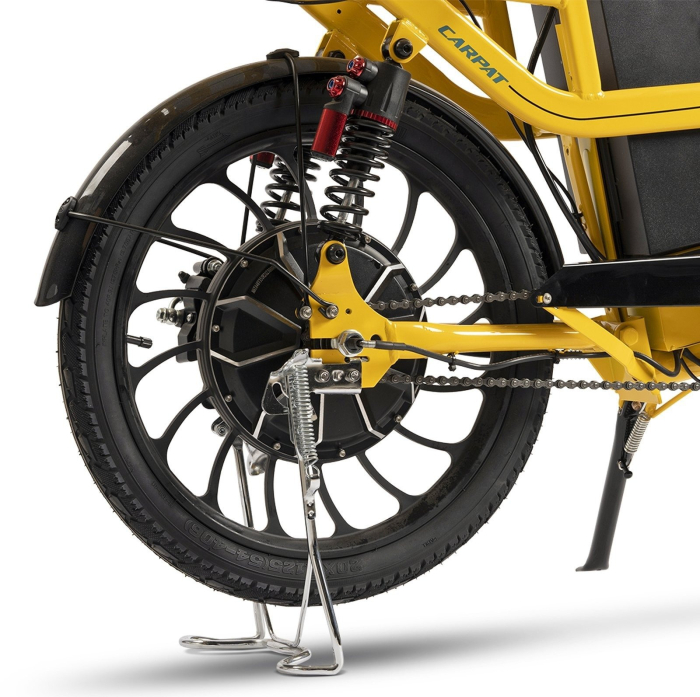 Bicicleta electrica tip scooter 20" CARPAT E-Delivery 20314E, cadru otel 16", frane tambur/disc, autonomie 60-80 km [9]