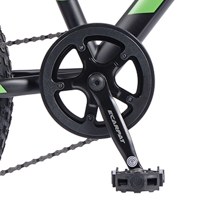 Bicicleta Fat Bike 20" CARPAT Nunu, cadru otel 13.5", manete RevoShift, frane disc, 7 viteze, varsta 7-10 ani  [6]