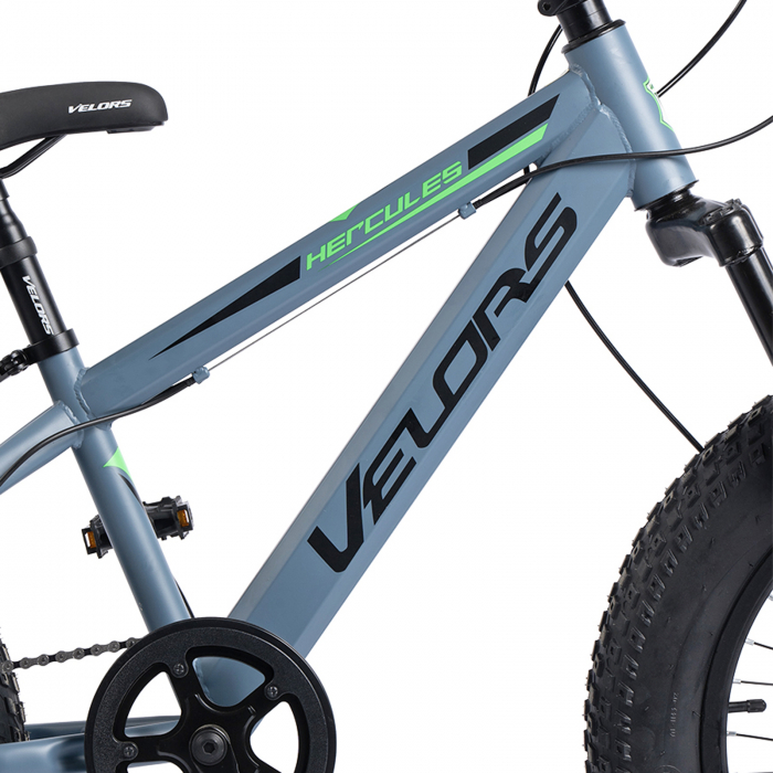 Bicicleta Fat Bike 20" VELORS Hercules, cadru otel 13.5", manete RevoShift, frane disc, 7 viteze [10]